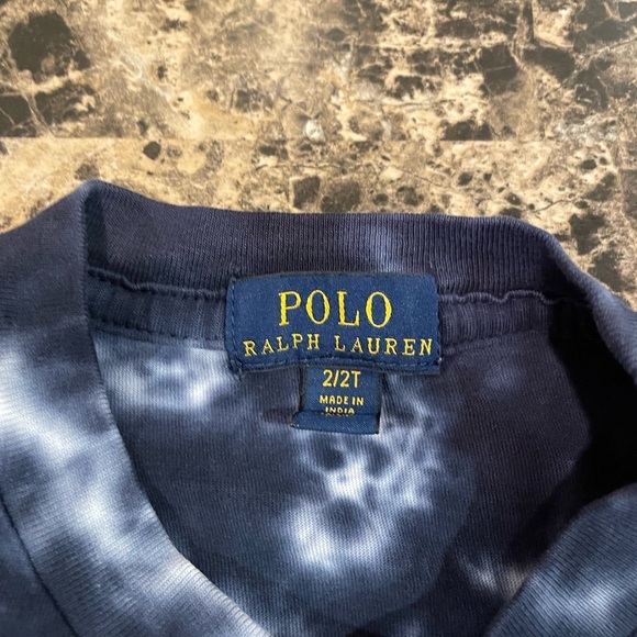 Polo Ralph Lauren Toddler Boy Tye-Dye Short-Sleeve Shirt in 2T - Picture 2 of 4